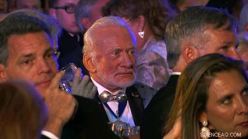 Buzz Aldrin Unveils Mars Vision at Kennedy Space Center Gala