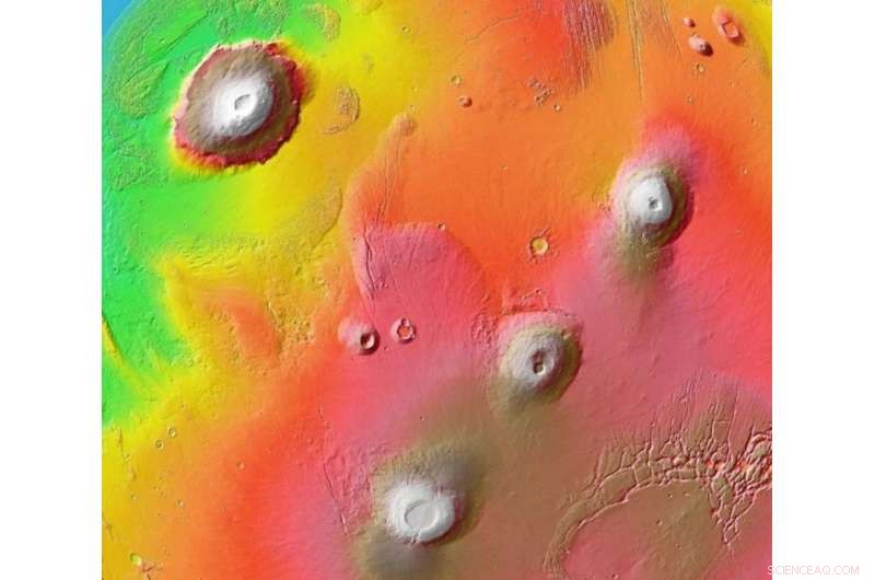 New Study Suggests Young Mars Volcanoes Could Have Supported Life