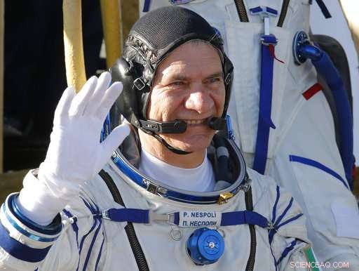 Three Astronauts Launch into Orbit on Soyuz MS-05 to the International Space Station