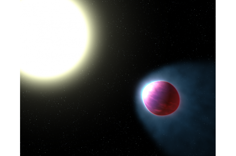 Hubble Discovers Exoplanet Featuring Glowing Water Atmosphere