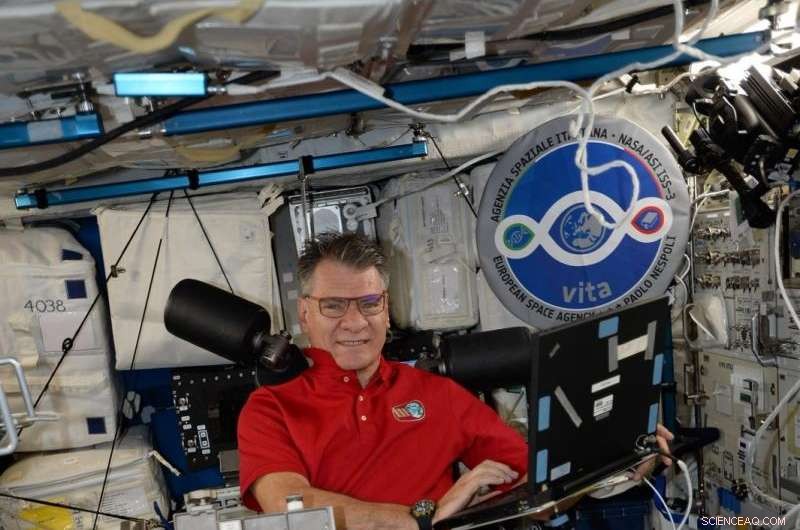 ESA Astronaut Paolo Nespoli Leads Mares Human Physiology Experiment on the ISS