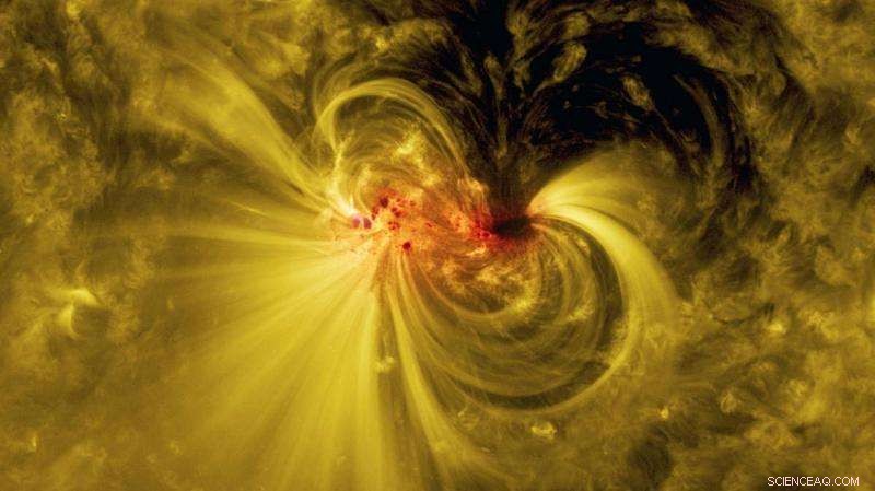 NASA’s Solar Dynamics Observatory Captures Sunspot in Action
