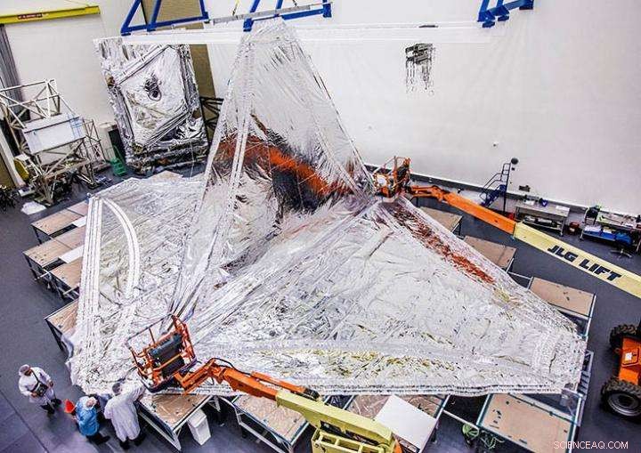 James Webb Telescope s Sunshield Layers Fully Integrated, Ensuring Optimal Performance