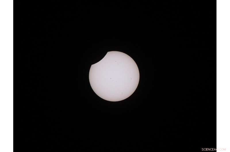 Partial Solar Eclipse Observed Across the UK: 10% Sun Covered