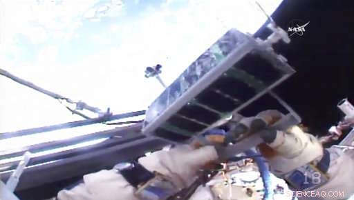 ISS Astronauts Deploy 3D-Printed Satellite into Orbit