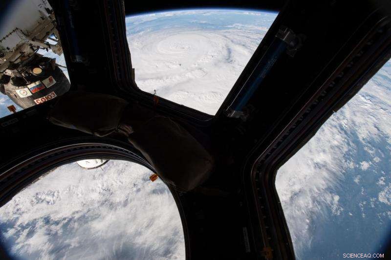 NASA Astronaut Captures Hurricane Harvey from ISS Cupola