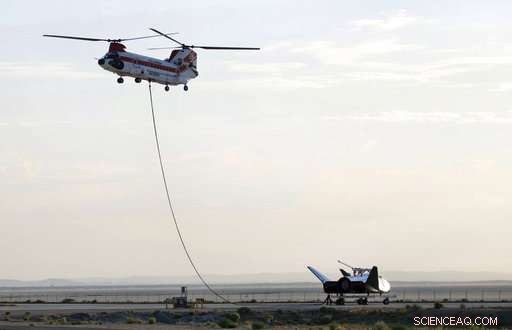 Dream Chaser Spacecraft Successfully Completes Captive-Carry Test over Mojave Desert
