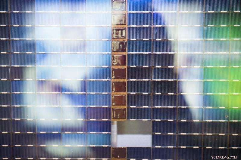 Hubble Solar Array Section: A Rare Space-Worn Wall Hanging