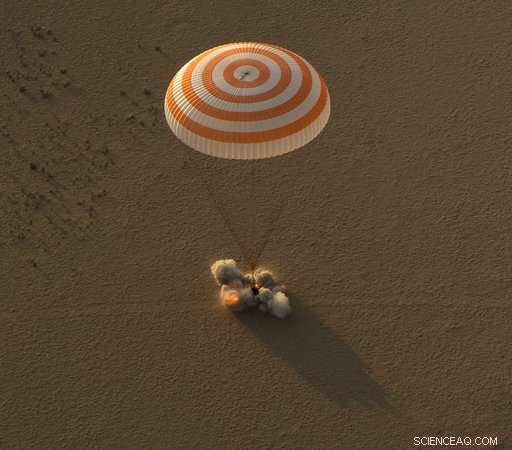 Peggy Whitson Returns to Earth, Breaking New Records