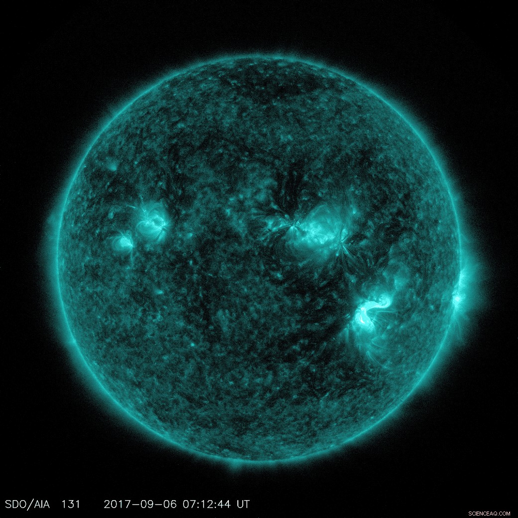 NASA’s SDO Captures Two Powerful Solar Flares: X2.2 and X9.3