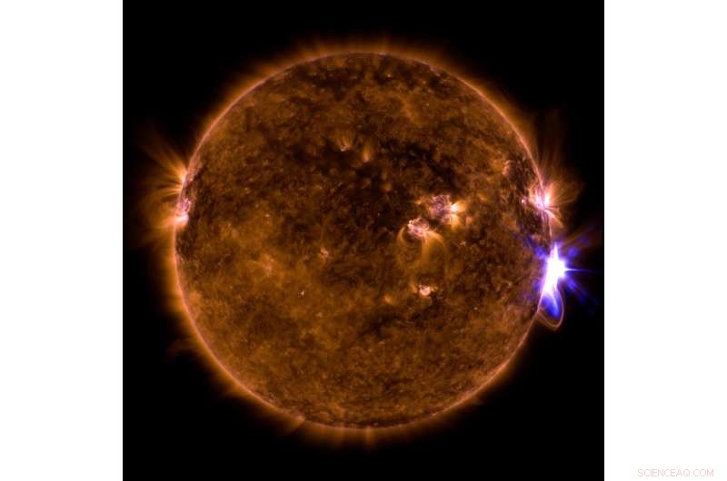 NASA Sees Powerful Solar Flare Eruption: Detailed Imaging of the Sun’s Hot Plasma