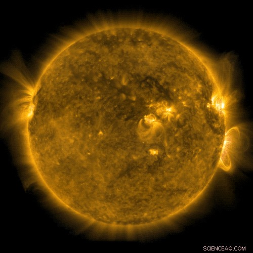 NASA Sees Powerful Solar Flare Eruption: Detailed Imaging of the Sun’s Hot Plasma
