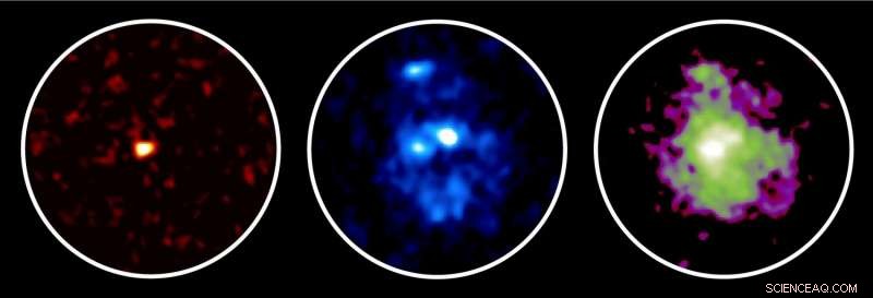 Explosive Star Formation Swells Galactic Cores