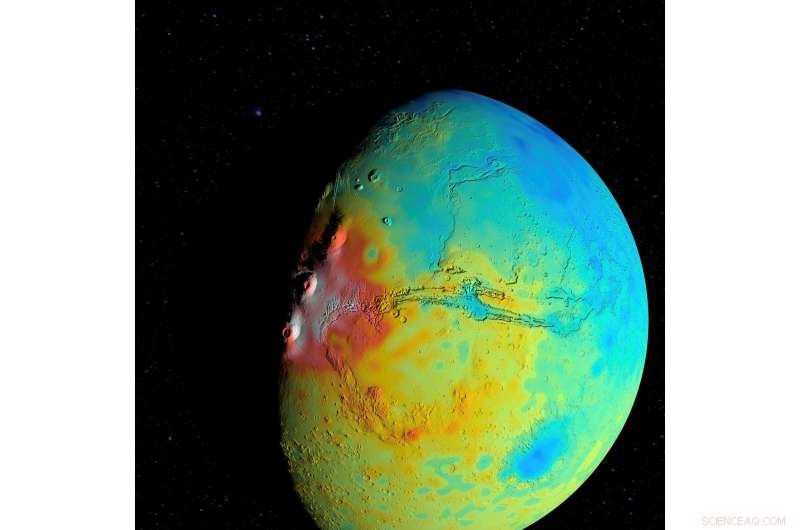 Mars Crust Revealed: New Gravity Map Indicates Porous Layer