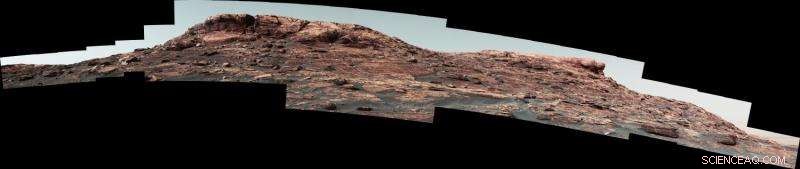 Curiosity Rover Ascends Vera Rubin Ridge Toward Summit
