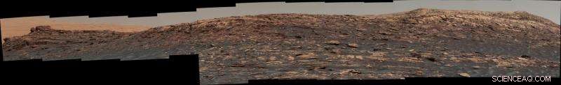 Curiosity Rover Ascends Vera Rubin Ridge Toward Summit