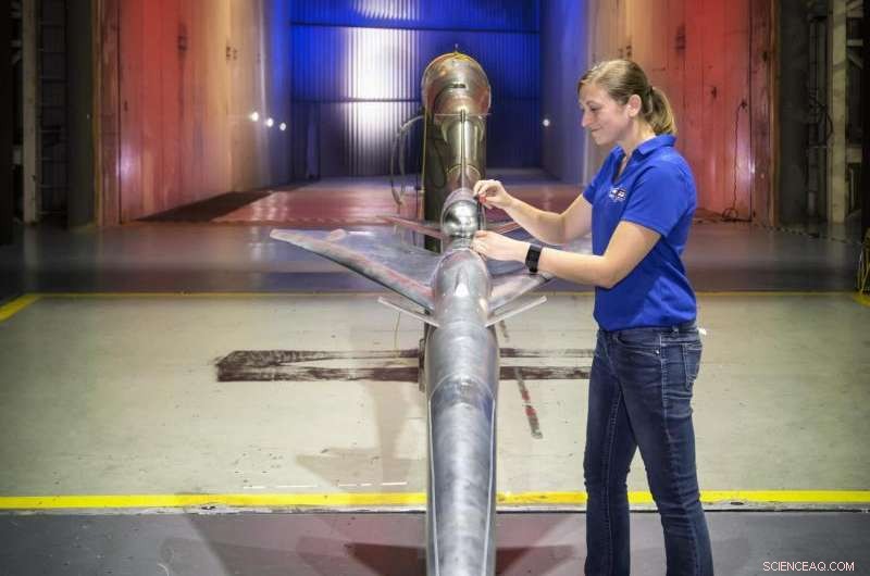 NASA Langley Tests Quiet Supersonic Technology with X-Plane Preliminary Design Model