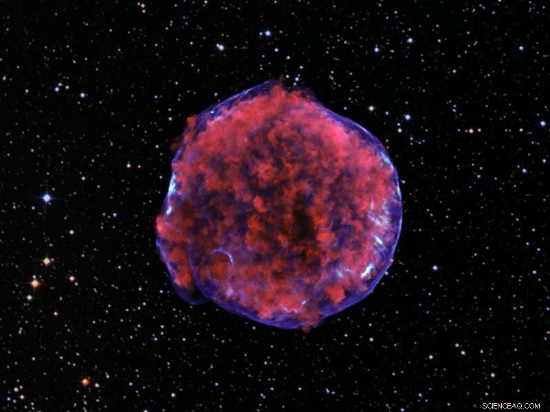 Tycho Supernova Progenitor Found to Be Cooler and Dimmer Than Expected