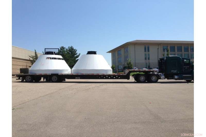 NASA Partners with Kansas State Researchers to Test Astronaut Fitness Using Mock Space Capsule