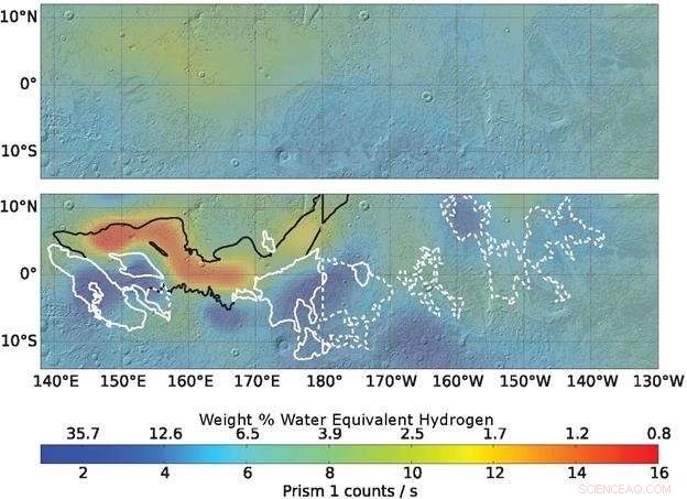 Revealing Hidden Martian Water: New Analysis of Legacy Data Near the Equator