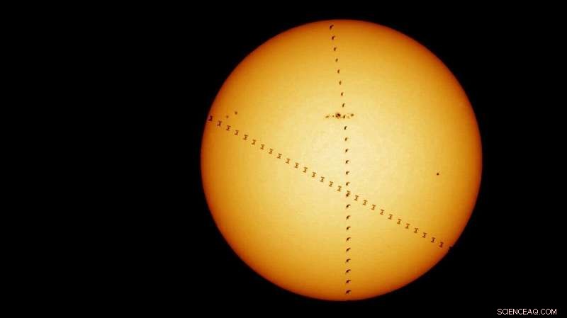 International Space Station Sails Across the Sun – Stunning Photographic Capture