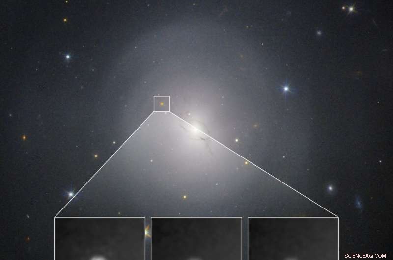 Hubble Telescope Maps Neutron Star Collision Source of Gravitational Waves