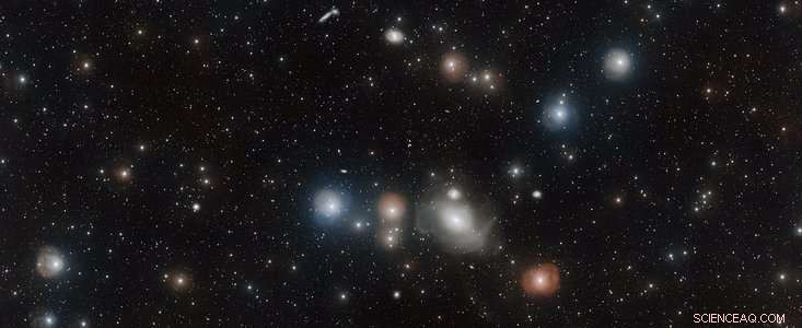 Unveiling the Fornax Galaxy Cluster: A Stunning Composite Image