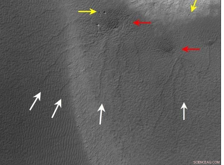 Mars  Winter Transformations Sculpt the Red Planet s Landscape