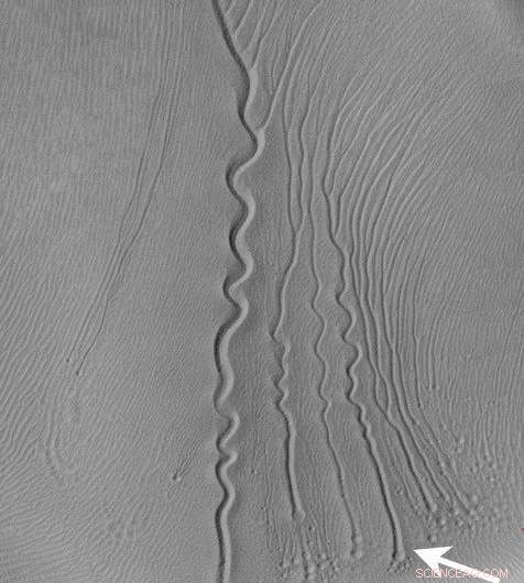 Mars  Winter Transformations Sculpt the Red Planet s Landscape