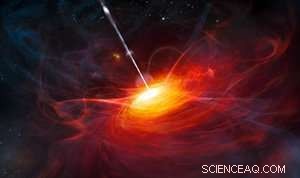 Advanced Computer Model Sheds Light on Quasar Activity and Black Hole Dynamics