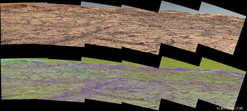 Curiosity Rover Highlights Color Vision on Martian Ridge