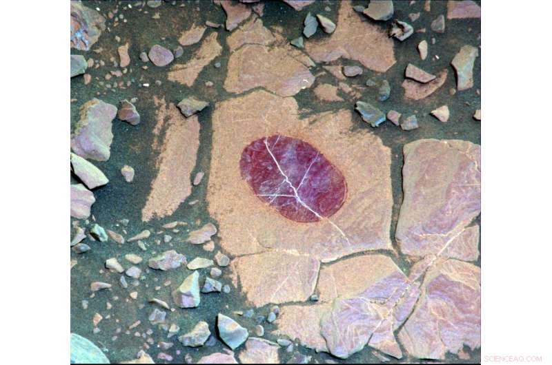 Curiosity Rover Highlights Color Vision on Martian Ridge