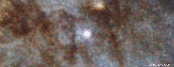 Hubble Discovers Expanding Light Echo Around M82 Supernova