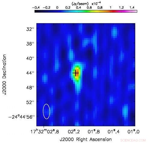 Astronomers Detect Radio Emission from Symbiotic X-ray Binary GX 1+4