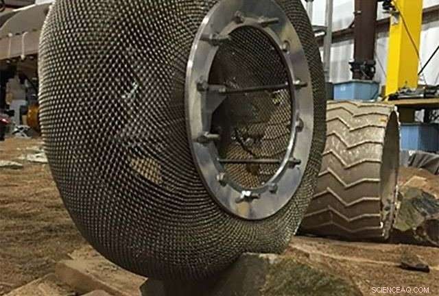 NASA’s Next Mars Rovers: Advanced Wheels Prevent Damage