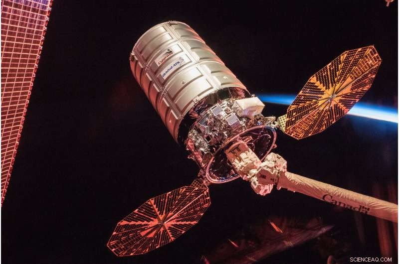 Cygnus Cargo Spacecraft at Sunrise: NASA Astronaut Captures Moment before ISS Departure
