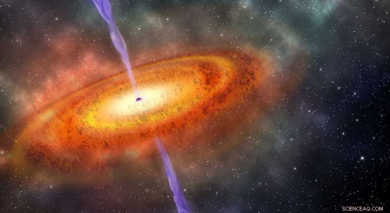 Scientists Capture First-Ever Image of a Supermassive Black Hole from the Infant Universe