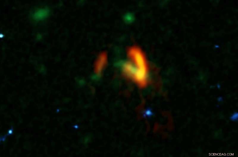 ALMA Discovers Massive Primordial Galaxies Amid Vast Dark Matter Sea