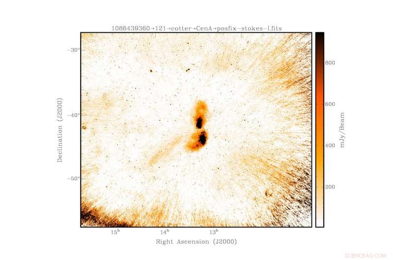 Australian Telescopes Collaborate to Unveil Secrets of Centaurus A Giant Galaxy