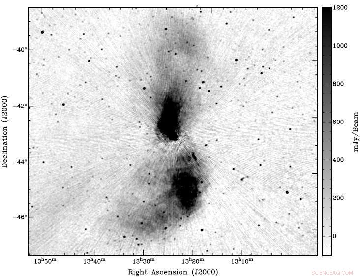 Australian Telescopes Collaborate to Unveil Secrets of Centaurus A Giant Galaxy