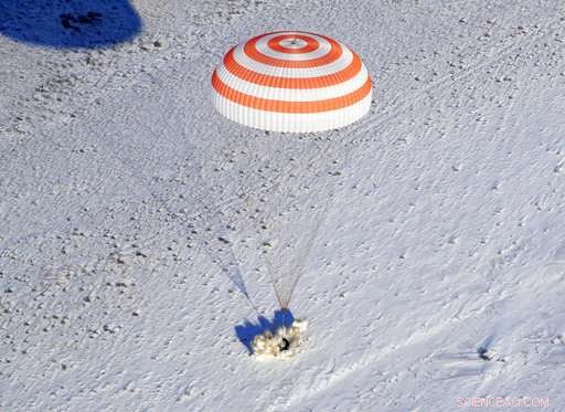 Three Astronauts Safely Return to Earth in Space Capsule Mission