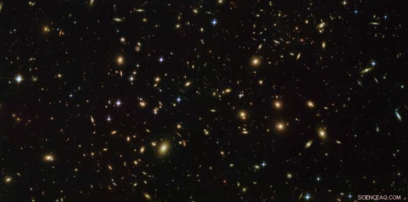 Hubble Reveals Abell 2163: A Stunning Cluster of Cosmic Fireflies