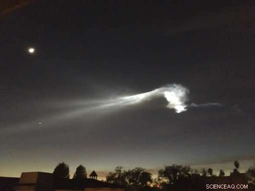 SpaceX Falcon 9 Launch Lights Up California Skies, Delivering New Satellites
