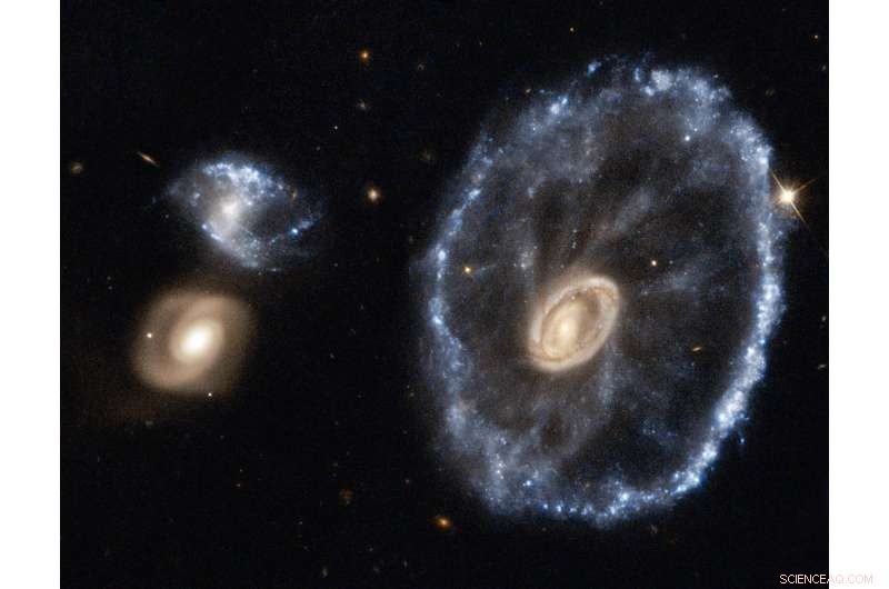 Cartwheel Galaxy Captured by NASA/ESA Hubble Space Telescope