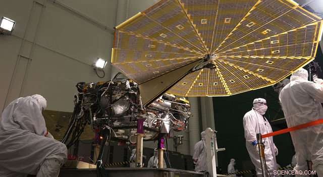 NASA’s Upcoming Mars Lander Extends Solar Arrays Ahead of InSight Mission