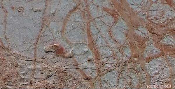 Europa and Other Worlds May Have Extremely Low-Density Surfaces