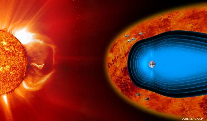 ESA’s Cluster Mission Maps Turbulence in Earth s Magnetosphere