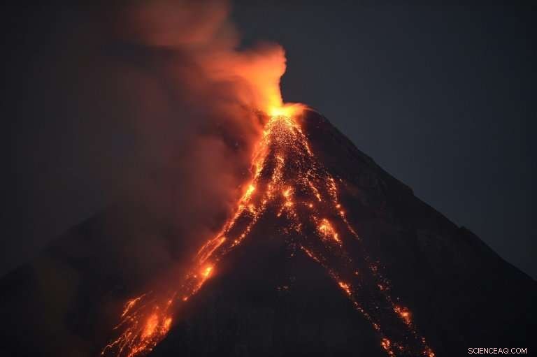 Supermoon Lights Up Mount Mayon During Eruption, Capturing Global Awe