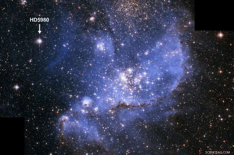 ESA s XMM-Newton Detects Unexpected Stellar Wind Dynamics