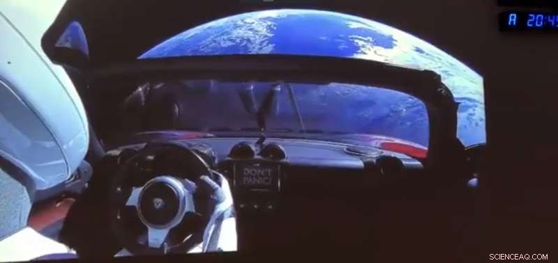 SpaceX Shares Stunning Video of Tesla from Space